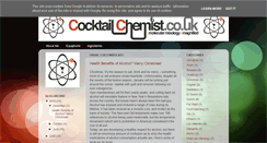 Desktop Screenshot of cocktailchemist.co.uk